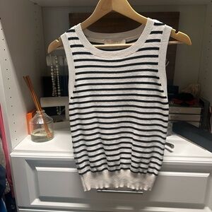 LOFT Striped Knit Top